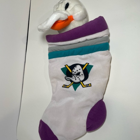 Vintage Mighty Ducks Plush Christmas Stocking - Picture 4 of 11
